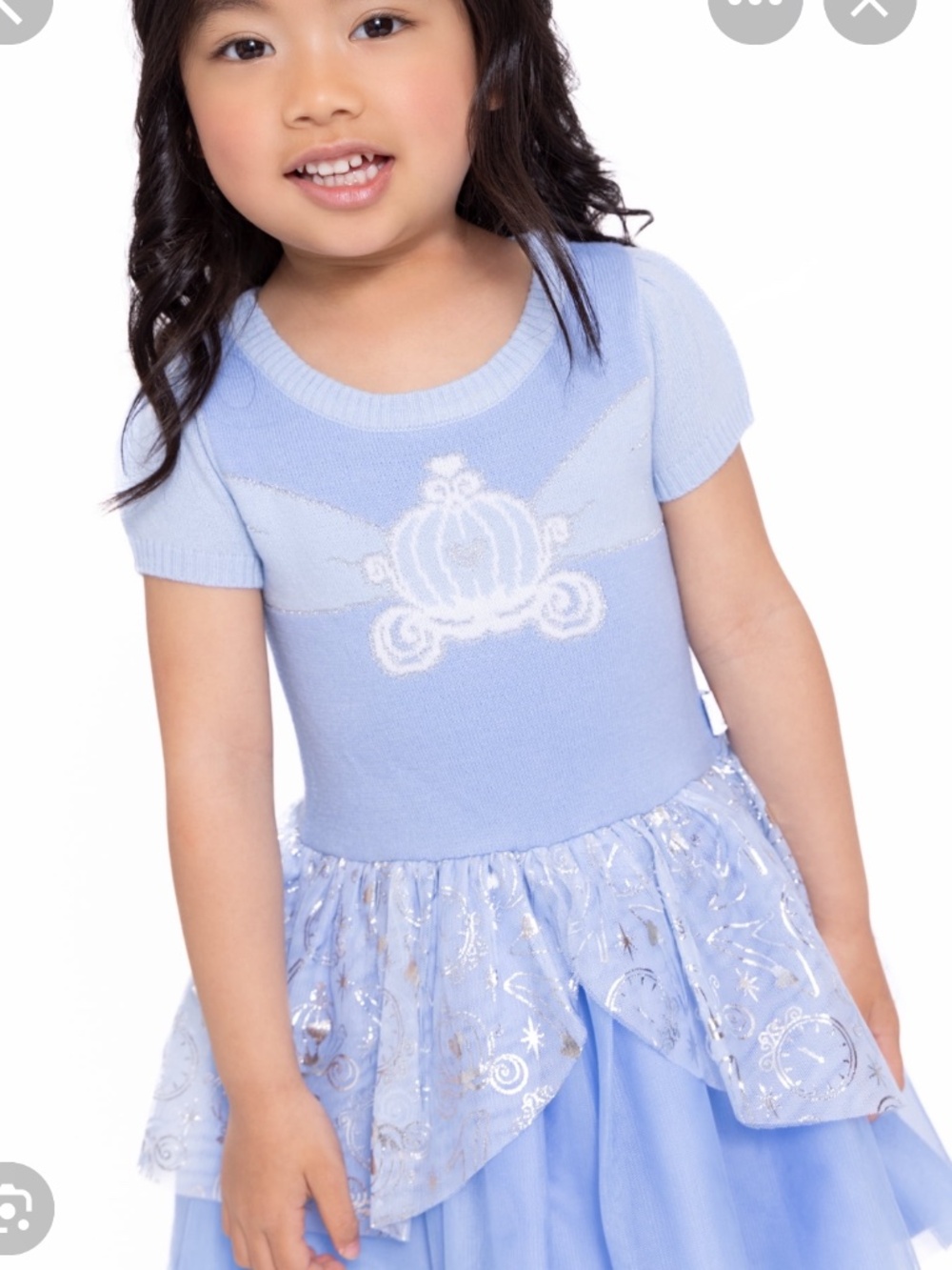 Disney Cinderella Sweater Dress 2T